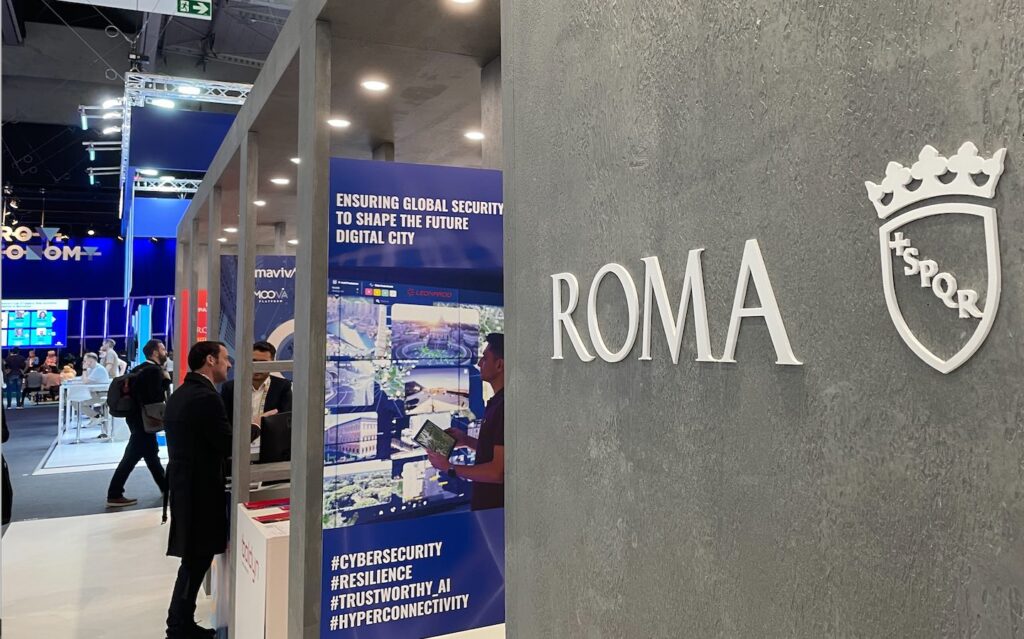 Rom deltog med en monter på Smart City Expo i Barcelona.