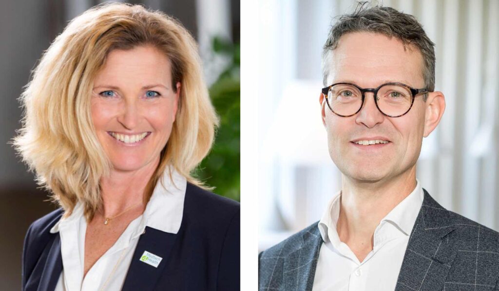 Porträttbild på Lena Strömberg och Peter Nordström