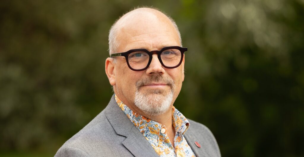 Porträtt på Klas Palm.