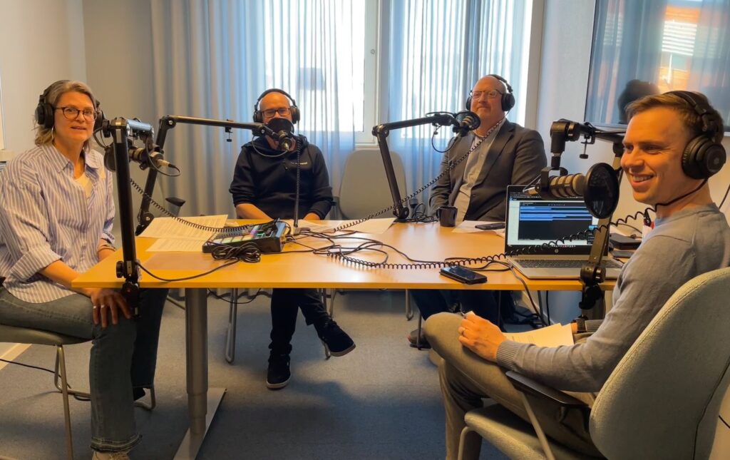 Deltagare i poddavsnitt om Säker stad.