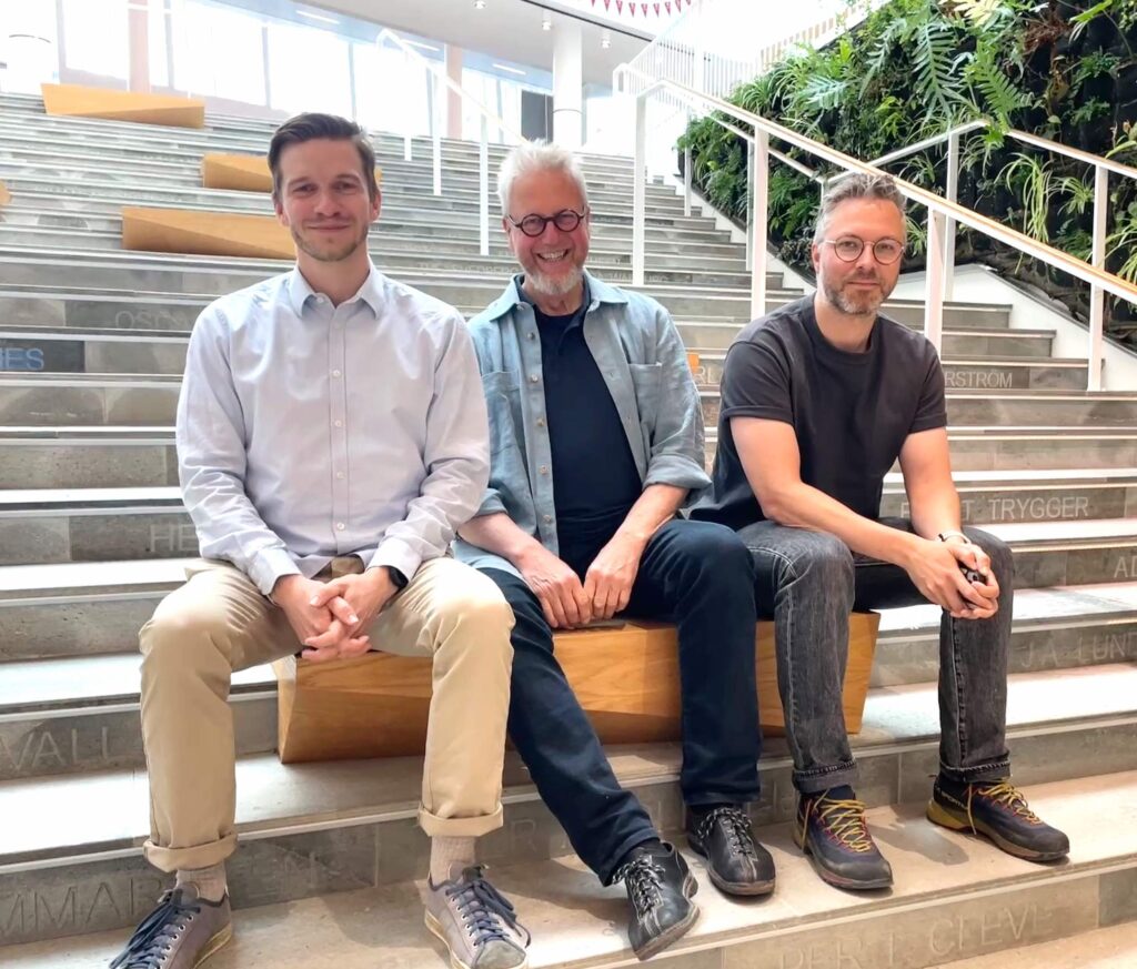 Elias Ågren, Torbjörn Lahrin och Petter Bertilsson Forsberg.